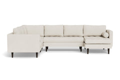 Sadie 4pc Sectional Sofa :: Leg Finish: Espresso / Configuration: RAF - Chaise on the Right