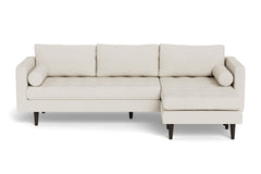 Sadie Reversible Chaise Sofa :: Leg Finish: Espresso
