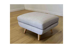 Carson Ottoman in BEIGE - 23x30