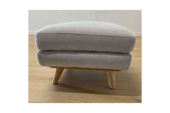 Carson Ottoman in BEIGE - 23x30
