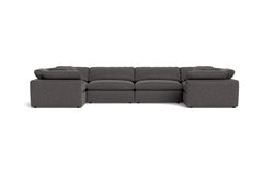 Westover 6pc Sectional Sofa :: Leg Finish: Espresso