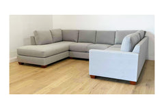 Custom Tuxedo 3pc Sectional in STONE
