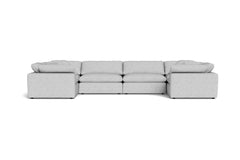 Westover 6pc Sectional Sofa :: Leg Finish: Espresso
