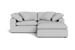 Westover 3pc Sectional Sofa W/ Ottoman :: Leg Finish: Espresso