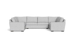 Maverick 5pc Sectional Sofa :: Leg Finish: Espresso