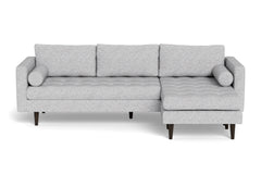 Sadie Reversible Chaise Sofa :: Leg Finish: Espresso