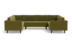 Sadie 5pc Sectional Sofa :: Leg Finish: Espresso