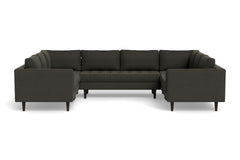 Sadie 5pc Sectional Sofa :: Leg Finish: Espresso