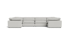 Westover 6pc Sectional Sofa :: Leg Finish: Espresso