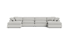 Westover 6pc Sectional Sofa :: Leg Finish: Espresso