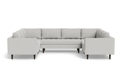 Sadie 5pc Sectional Sofa :: Leg Finish: Espresso