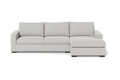 Maverick 2pc Sectional Sofa :: Leg Finish: Espresso / Configuration: RAF - Chaise on the Right