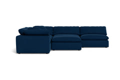 Westover 6pc Sectonal Sofa W/ Ottoman :: Leg Finish: Espresso