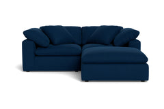 Westover 3pc Sectional Sofa W/ Ottoman :: Leg Finish: Espresso