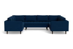 Sadie 5pc Sectional Sofa :: Leg Finish: Espresso