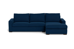 Maverick 2pc Sectional Sofa :: Leg Finish: Espresso / Configuration: RAF - Chaise on the Right