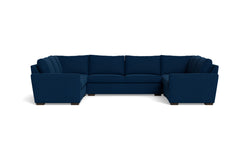 Maverick 5pc Sectional Sofa :: Leg Finish: Espresso