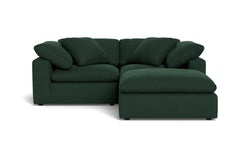 Westover 3pc Sectional Sofa W/ Ottoman :: Leg Finish: Espresso