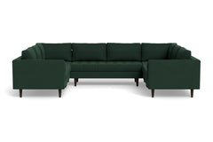 Sadie 5pc Sectional Sofa :: Leg Finish: Espresso