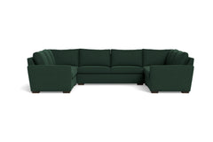 Maverick 5pc Sectional Sofa :: Leg Finish: Espresso