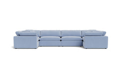 Westover 6pc Sectional Sofa :: Leg Finish: Espresso