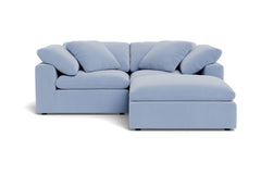 Westover 3pc Sectional Sofa W/ Ottoman :: Leg Finish: Espresso