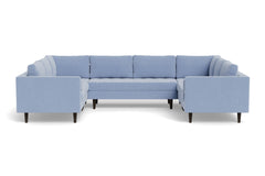 Sadie 5pc Sectional Sofa :: Leg Finish: Espresso