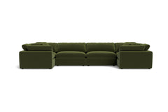 Westover 6pc Sectional Sofa :: Leg Finish: Espresso