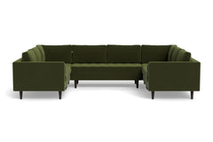 Sadie 5pc Sectional Sofa :: Leg Finish: Espresso