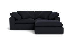 Westover 3pc Sectional Sofa W/ Ottoman :: Leg Finish: Espresso