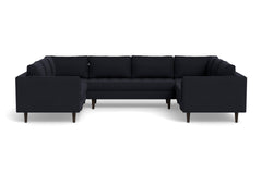 Sadie 5pc Sectional Sofa :: Leg Finish: Espresso