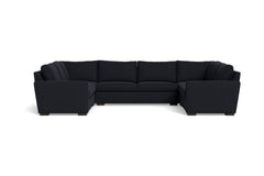 Maverick 5pc Sectional Sofa :: Leg Finish: Espresso