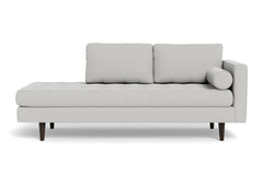 Sadie Sofa Lounger :: Leg Finish: Espresso / Configuration: RAF - Right Arm Facing