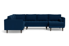 Sadie 4pc Sectional Sofa :: Leg Finish: Espresso / Configuration: RAF - Chaise on the Right