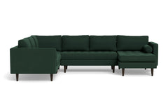 Sadie 4pc Sectional Sofa :: Leg Finish: Espresso / Configuration: RAF - Chaise on the Right