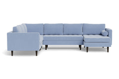 Sadie 4pc Sectional Sofa :: Leg Finish: Espresso / Configuration: RAF - Chaise on the Right