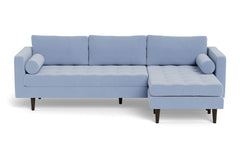 Sadie Reversible Chaise Sofa :: Leg Finish: Espresso