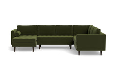 Sadie 4pc Sectional Sofa :: Leg Finish: Espresso / Configuration: LAF - Chaise on the Left