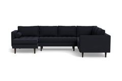 Sadie 4pc Sectional Sofa :: Leg Finish: Espresso / Configuration: LAF - Chaise on the Left