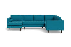 Sadie 4pc Sectional Sofa :: Leg Finish: Espresso / Configuration: LAF - Chaise on the Left