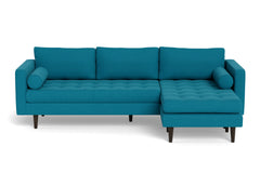 Sadie Reversible Chaise Sofa :: Leg Finish: Espresso