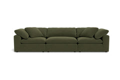 Westover 3pc Sectonal Sofa :: Leg Finish: Espresso