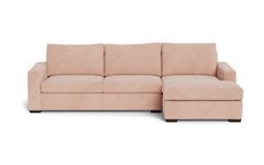 Maverick 2pc Sectional Sofa :: Leg Finish: Espresso / Configuration: RAF - Chaise on the Right