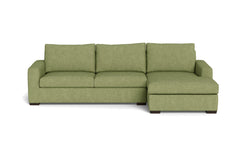 Maverick 2pc Sectional Sofa :: Leg Finish: Espresso / Configuration: RAF - Chaise on the Right