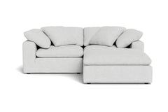 Westover 3pc Sectional Sofa W/ Ottoman :: Leg Finish: Espresso