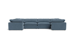 Westover 6pc Sectional Sofa :: Leg Finish: Espresso