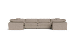 Westover 6pc Sectional Sofa :: Leg Finish: Espresso