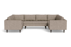 Sadie 5pc Sectional Sofa :: Leg Finish: Espresso