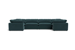 Westover 6pc Sectional Sofa :: Leg Finish: Espresso