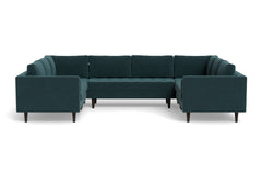 Sadie 5pc Sectional Sofa :: Leg Finish: Espresso